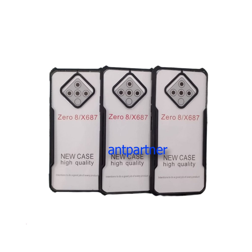 CASE FUSION SHIELD ARMOR SHOCKPROOF INFINIX ZERO 8 SOFT HARD CASE FUZE
