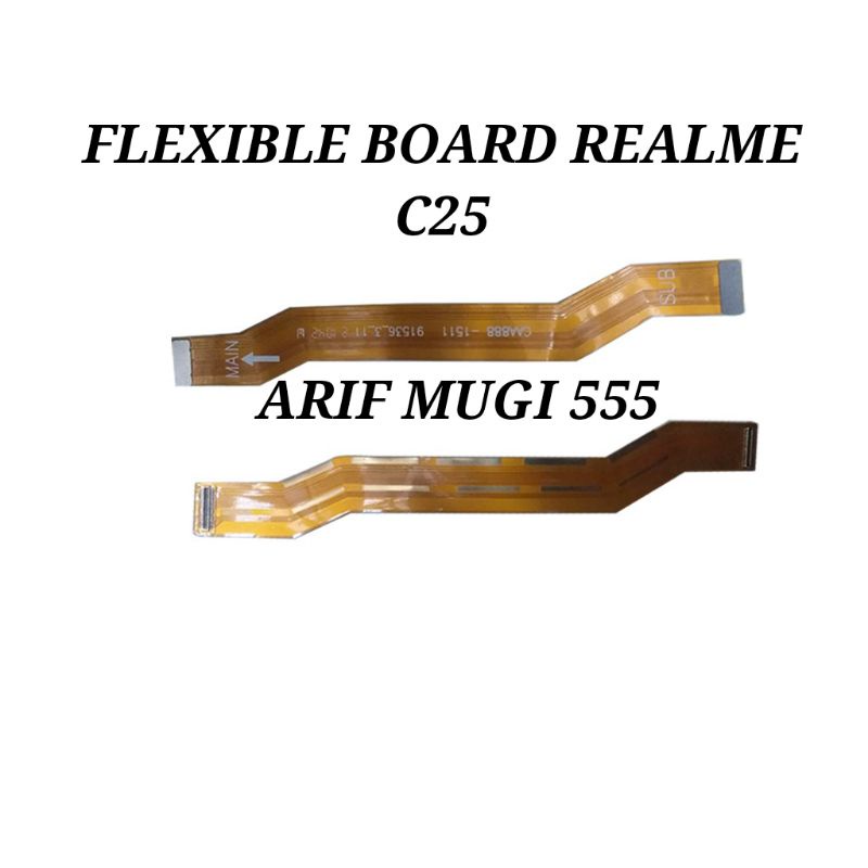 FLEXIBLE BOARD/FLEKSIBEL TENGAH LCD REALME C25 ORIGINAL