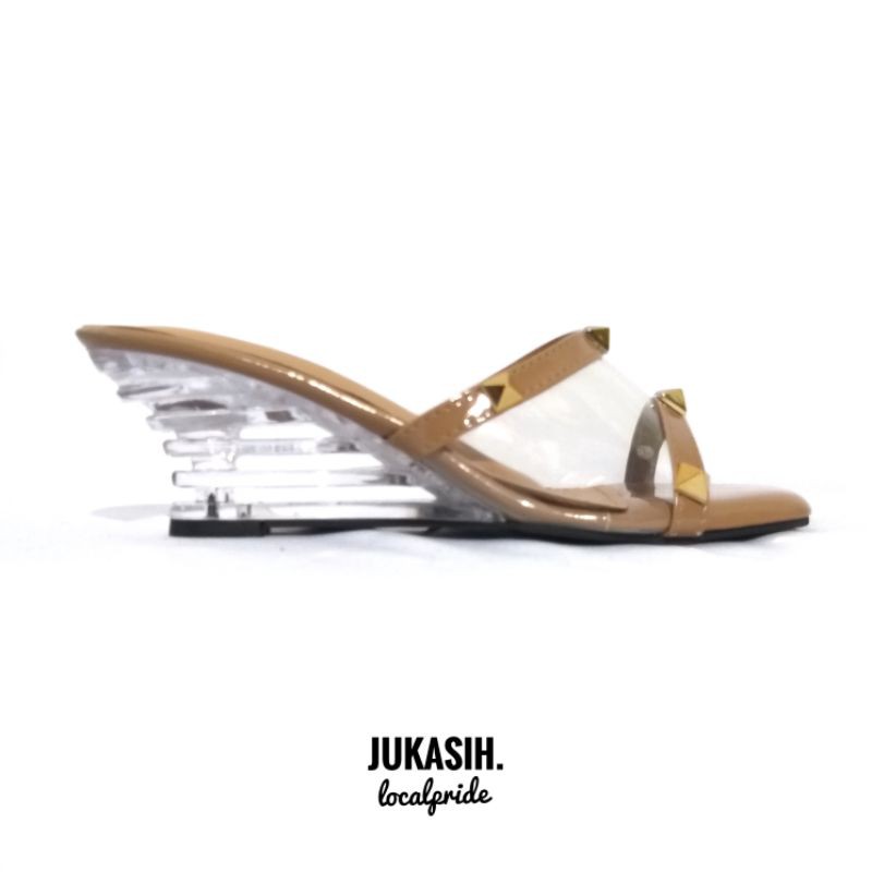 JUKASIH - RESY Sepatu hak peep toes wanita