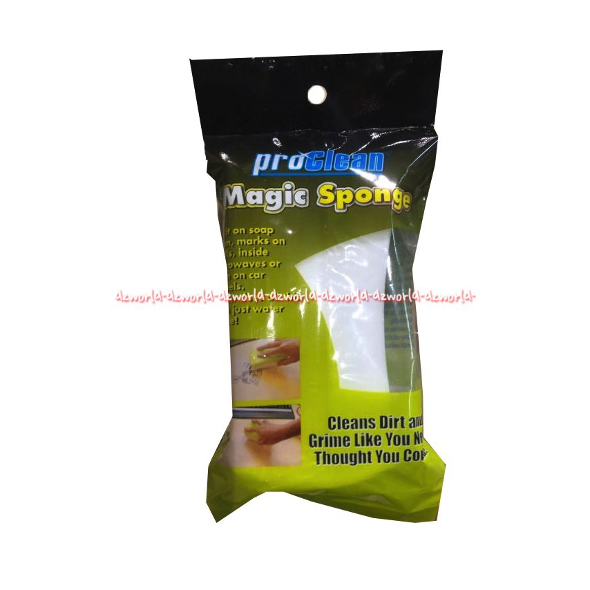 Proclean Magic Block Sponge Busa Pembersih Noda Kotoran Kotor Susah Hilang Spon Pro Clean Sponges Busa Spon Magik Spon Ajaib Clean Dirty