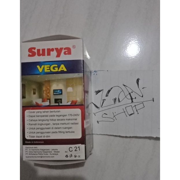 LAMPU LED 7watt SURYA