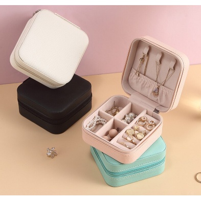 Tempat Kotak Mini Perhiasan 003HZ Travel Jewelry Anting Kalung Cincin Box Kotak Perhiasan