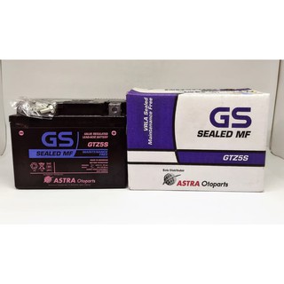 Aki Accu Kering GS Astra GTZ5S 12V 35Ah utk Matic Sport 