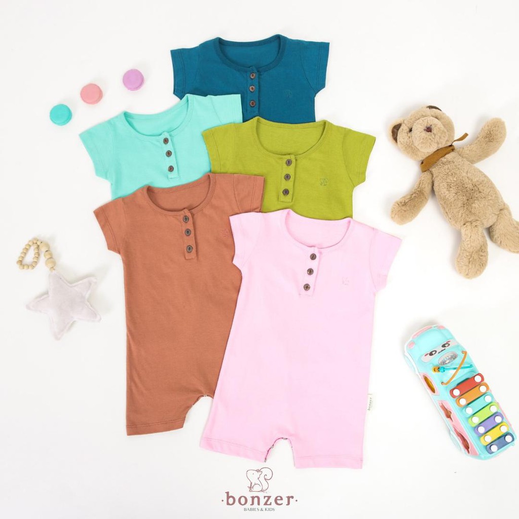 PROMO 7.7 PROMO BAJU LEBARAN MURAH BONZER PLAYSUIT Jumpsuit Romper bayi, Jumpsuit bayi, jumper bayi, Pakaian bayi