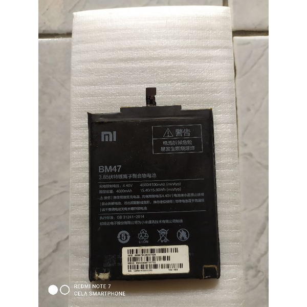 BATRE REDMI 4X/3S/3 ORIGINAL COPOTAN TESTED 100%