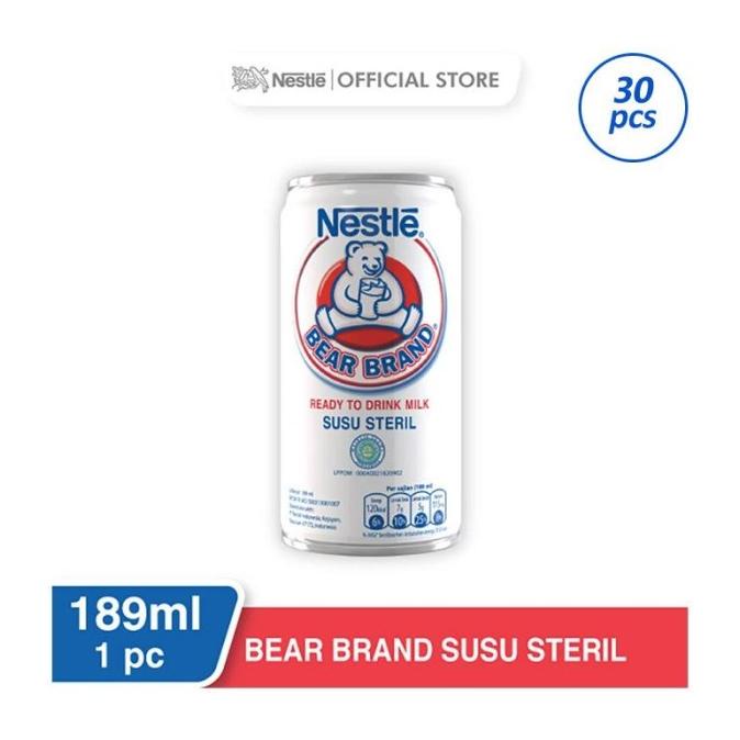 

[COD] NESTLE BEAR BRAND [Kaleng / 189mL / 30 Pcs] [COD]