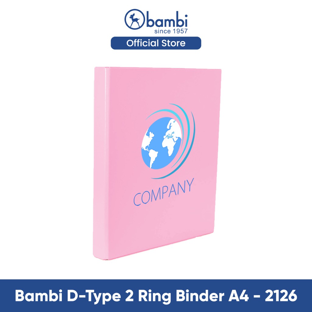 

Bambi Ring binder 2126 Customize Sablon Logo Perusahaan Pre Order