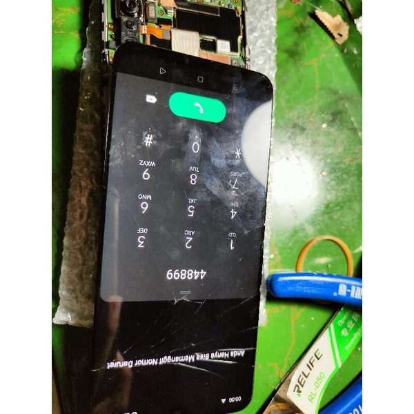 lcd original realme 5 pro copotan