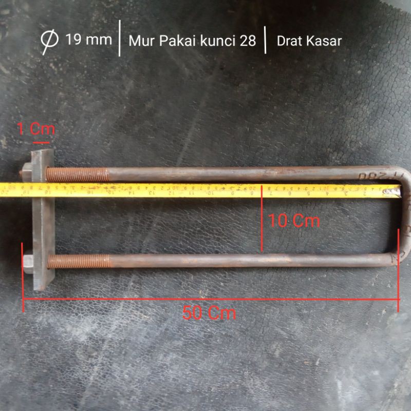 behel ubolt bak lebar 10