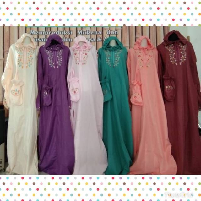 MUKENA ABAYA KATUN  ZARINI ll MUKENA TRAVELING