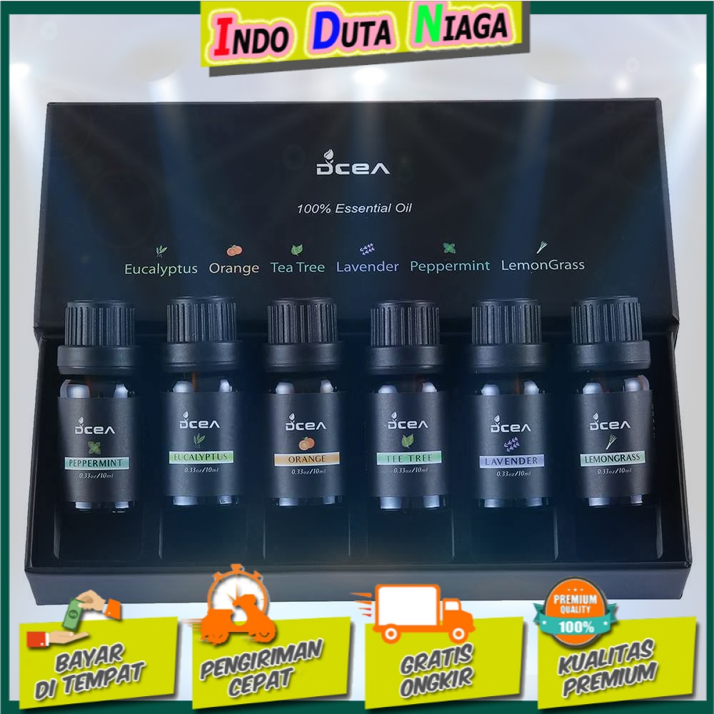 DCEA Minyak Aromatherapy 6 in 1 Essential Fragrance Oil 10ml - RH-36