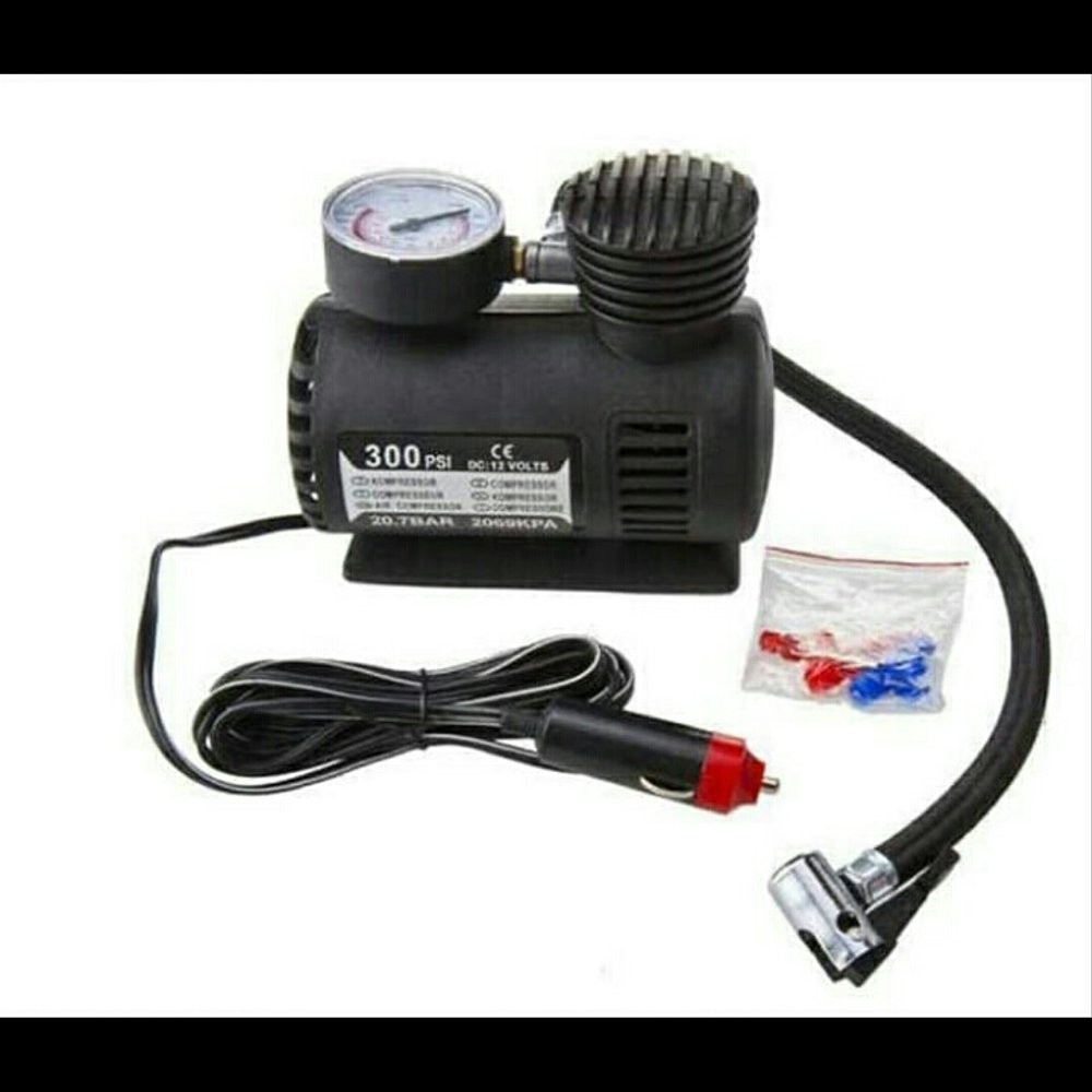 Pompa Ban Mobil Motor Sepeda Kompresor Mini Air Compressor Portabel Kecil Top Heavy Duty Listrik