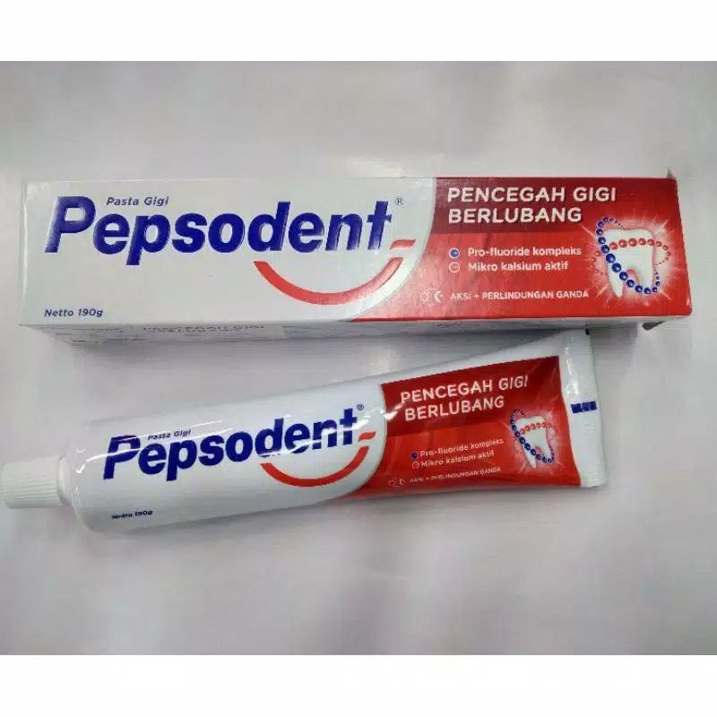 Pepsodent pasta gigi pencegah gigi berlubang 190ml