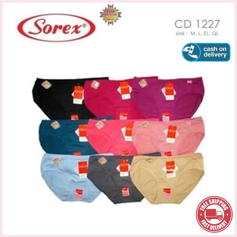 Jual Celana Dalam Sorex / CD Wanita Sorex Bahan Katun Model Basic Mini