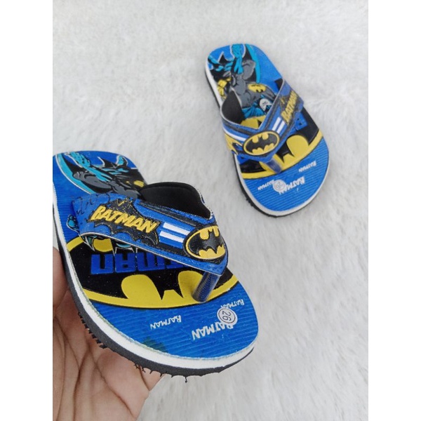 Sandal Jepit Anak laki laki Motif BTMN Terbaruuu