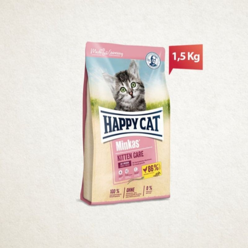 Happy Cat Minkas Kitten Care 1,5kg | Happy Cat Minkas Kitten Care 1,5kg | kucing