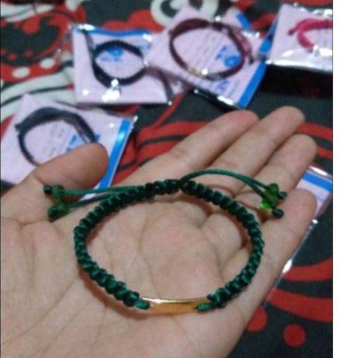 gelang tali plat polos semar nusantara 