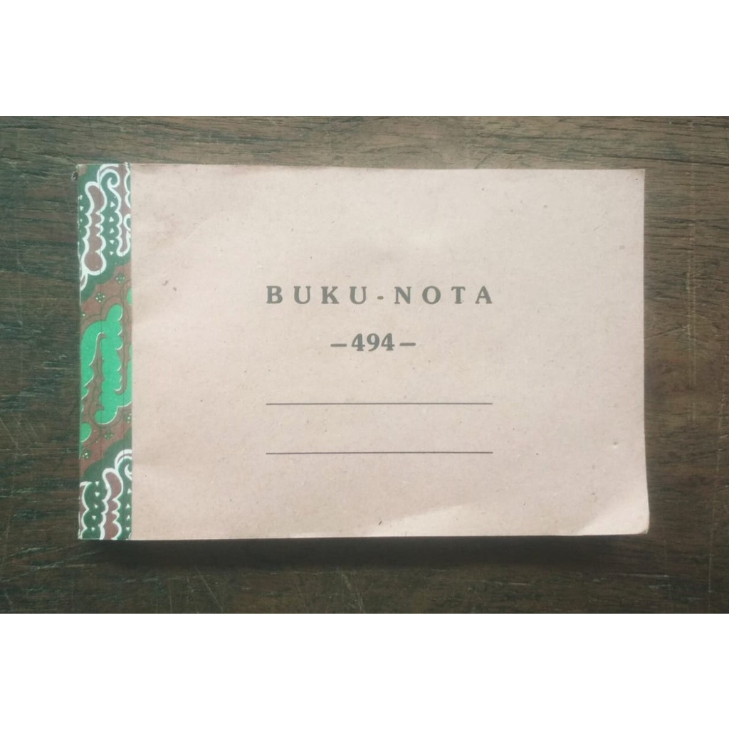 

Buku Nota 494 Miring Kecil