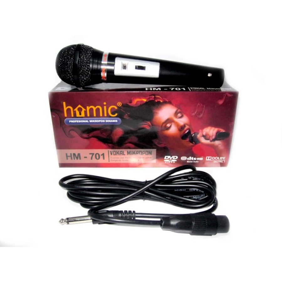 Homic microphone Mic kabel HM 701