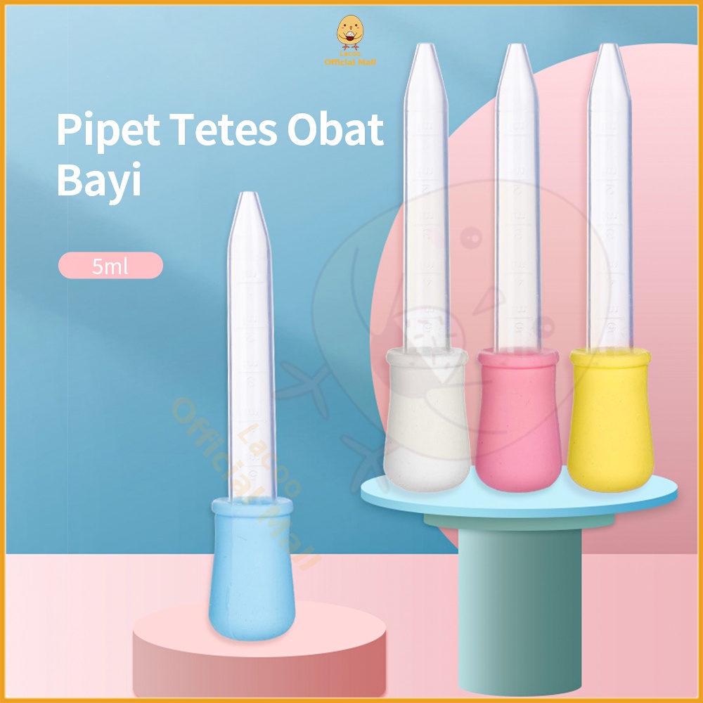 Lacoo Pipet Tetes Obat Bayi 5ML Pipet Tetes ​Minum Obat Bayi