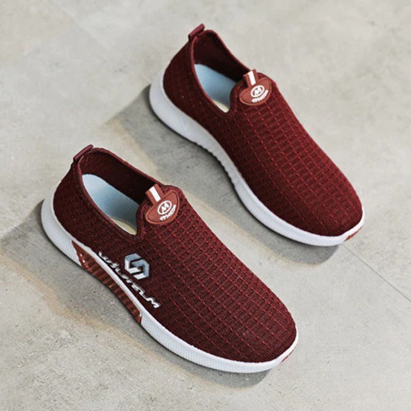 Sepatu Sneakers Wanita Slip On Fashionable - 2105