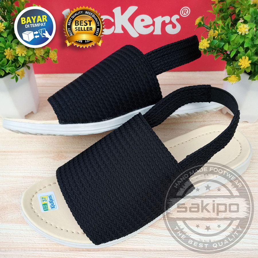 PROMO 8.8 RAMADHAN SALE SANDAL SLOP RAJUT LED WANITA DEWASA  / SANDAL TALI RAJUT KICKERS TRENDI TERBARU / SAKIPO