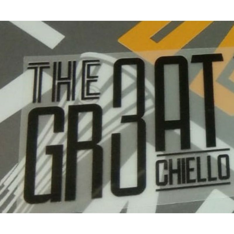 Patch The Great Chiello Jersey Juventus 2022 2023