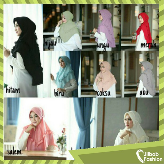 Hijab Instan Madu JIlbab Modern Jilbab Instan Jilbab Renda Hijab