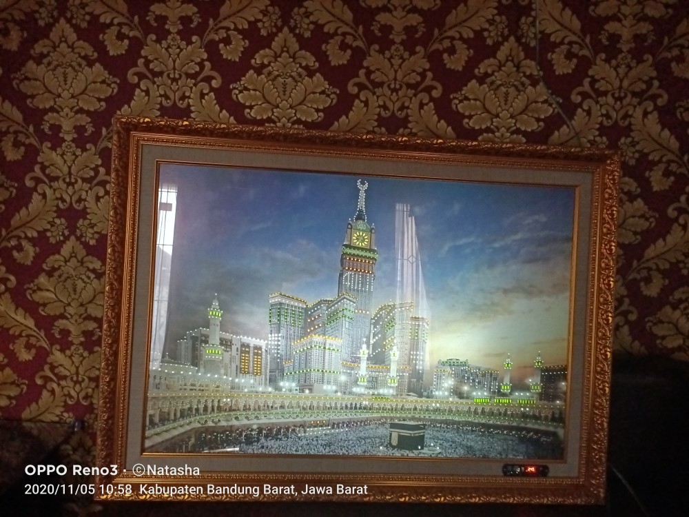 Hiasan Dinding Dekorasi Rumah Ka Bah Kabah Mekah Madinah Lampu Plus Mp3 Ayat Al Quran 30 Juzz Shopee Indonesia