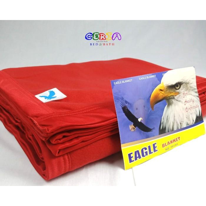 Blanket Selimut Hotel Polos Dewasa Polar Tebal Eagle 160X200 - Ungu