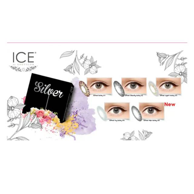 [ NORMAL ] SOFTLENS ICE SILVER NO. 1 s/d 5