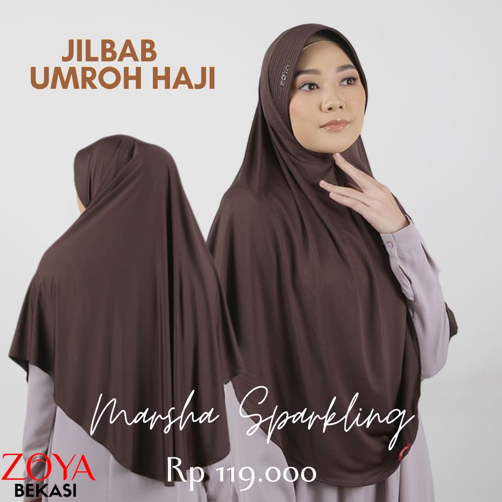 Zoya Bergo Hijab Instan Marsha Sparkling setara XL