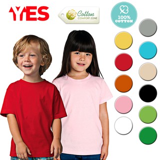 KaosYES Kaos  Polos  T Shirt ANAK  KIDS Shopee  Indonesia