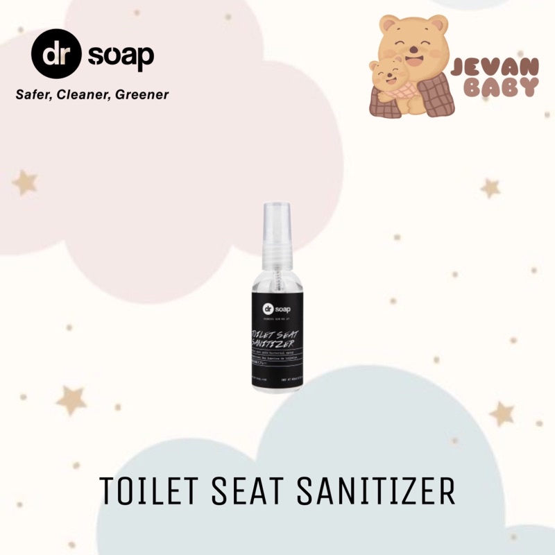 Dr Soap Toilet Seat Sanitizer Spray 60ml Sanitasi Pembersih Dudukan Toilet