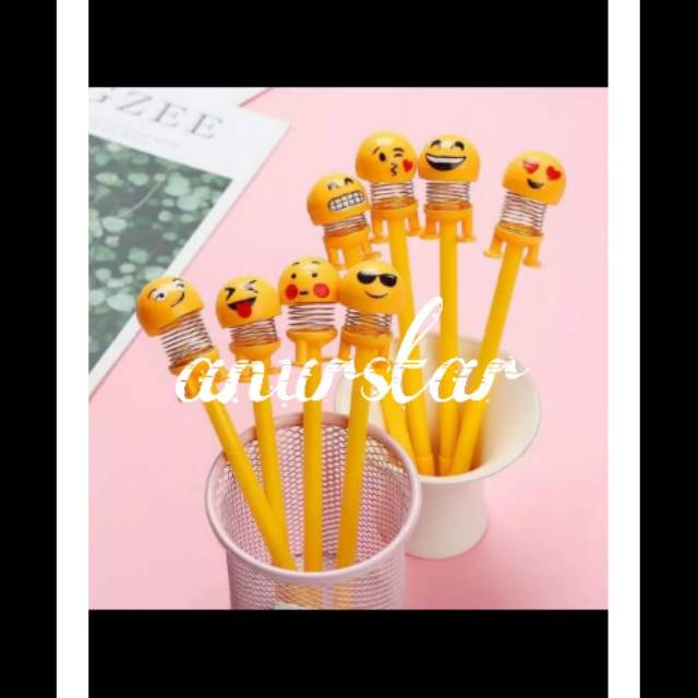 

PENA EMOJI EMOTICON PULPEN GOYANG PER KARAKTER PENA SHAKING HEAD