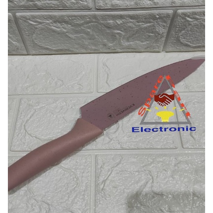 EVCRIVERH KNIFE Pisau Dapur Cleaver Bread Scissor Paring Knife Peeler Satuan (Warna Random)