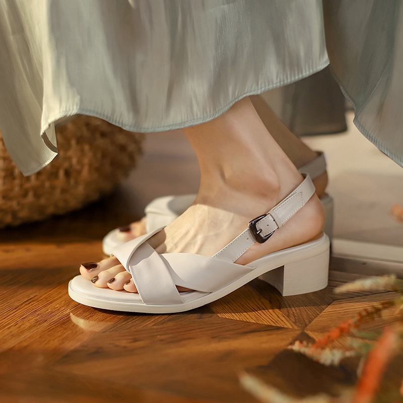 Sandal Wanita Import Hak Tahu Simpul Tali Belakang