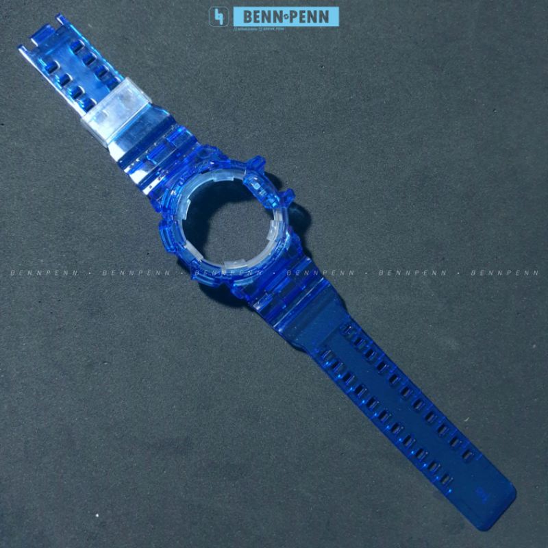 BNB GA 400 BLUE SEA GLOSSY BEZEL STRAP JAM TANGAN CASIO G SHOCK