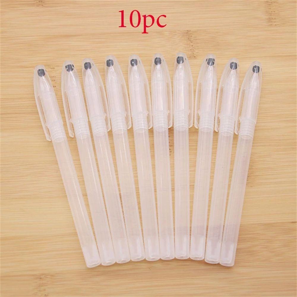 Lanfy Gel Pen Shell Transparan Simple Styple Siswa Kantor Gagang Minimal Alat Tulis Pulpen Cover