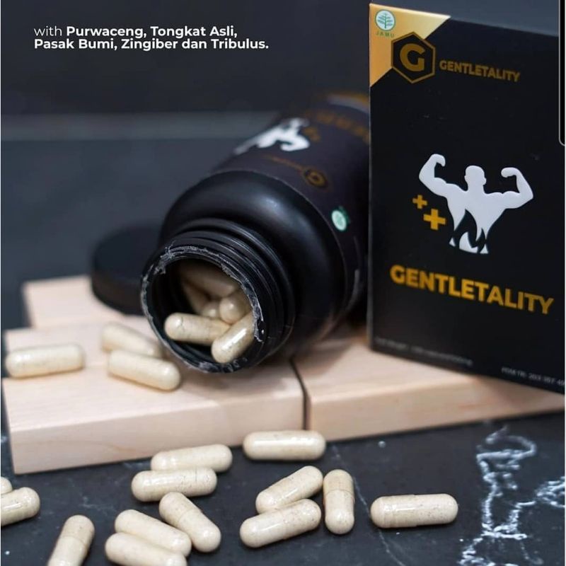 GENTLETALITY 100% ORIGINAL - Suplemen Herbal Stamina Pria Dewasa Terbaik Obat Kuat