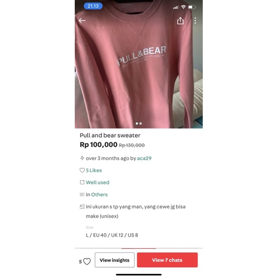 sweater pull and bear