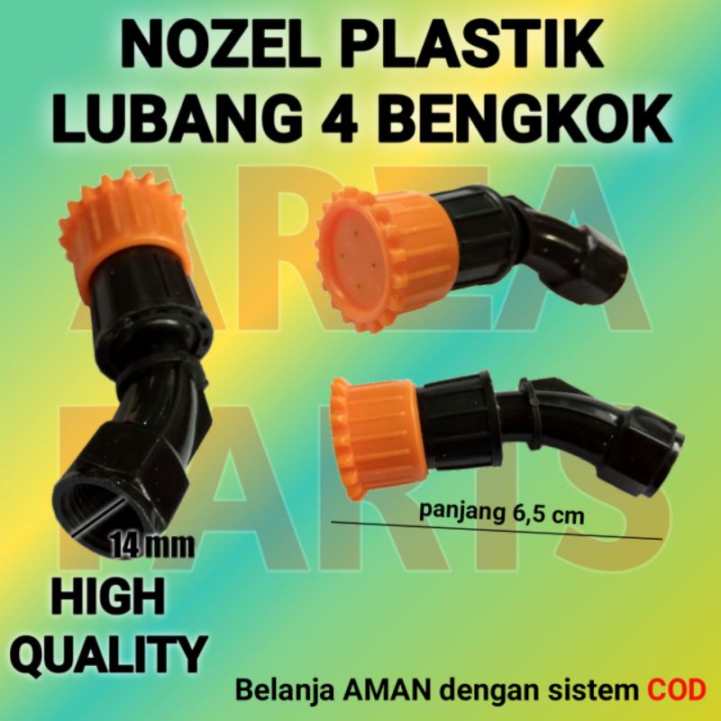 NOZLE SPRAYER LUBANG 4 BENGKOK / NOZLE KNAPSACK / NOZLE 4 LUBANG