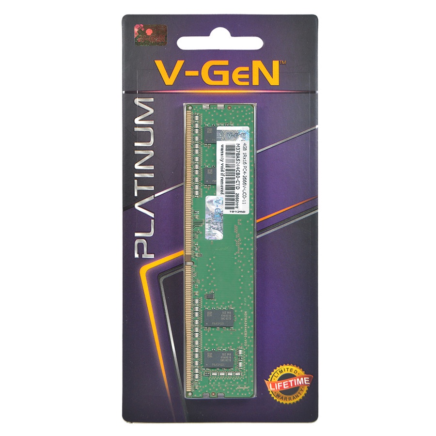 RAM DDR4 4GB V-GeN Platinum PC 21300 / 2666Mhz LongDimm | 4GB |