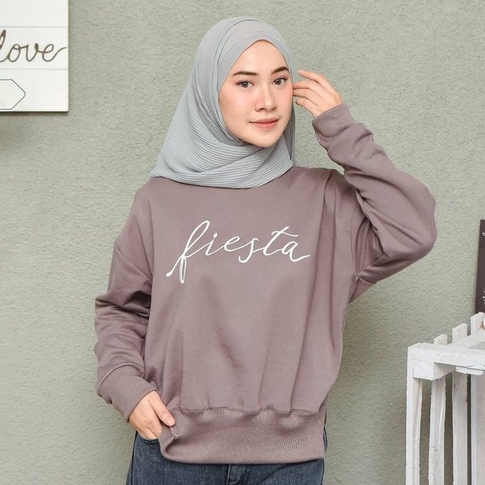 Fiesta Sweater Bordir - Sweater Wanita Terbaru