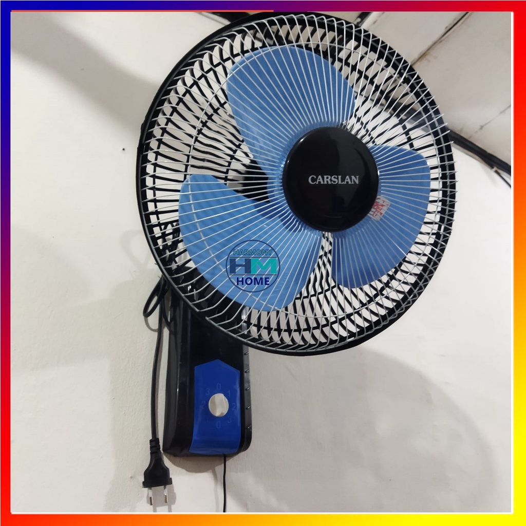 Kipas Angin Dinding/ Kipas Angin Gantung 12Inch Wall Fan- Kipas Dinding/ Kipas Angin Tembok/ Kipas Tempel Tembok/ Kipas Angin Dinding Murah-CARSLAN 12INCH