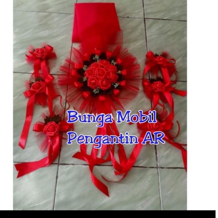 Best Seller.. Bunga Mobil pengantinmurah k2 , Bunga hias mobil pengantin, Bunga dekor mobil
