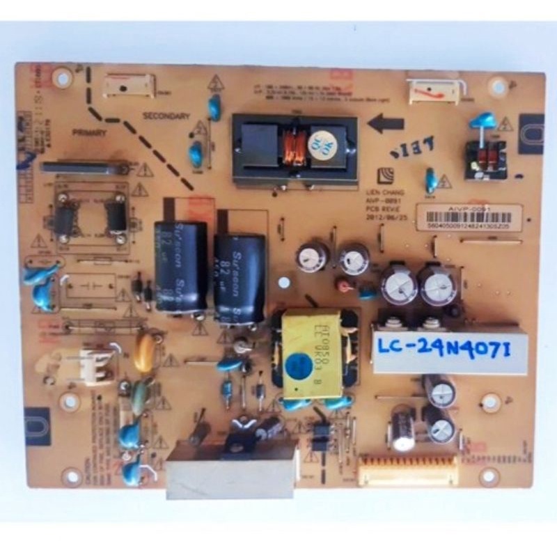 PSU POWER SUPLAY POWER SUPPLY REGULATOR TV SAHRP LC-24N407I LC 24N407I  24N407