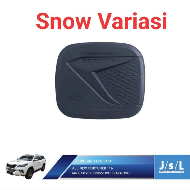 All New Fortuner tutup tangki mobil tank cover crosstivo black JSL
