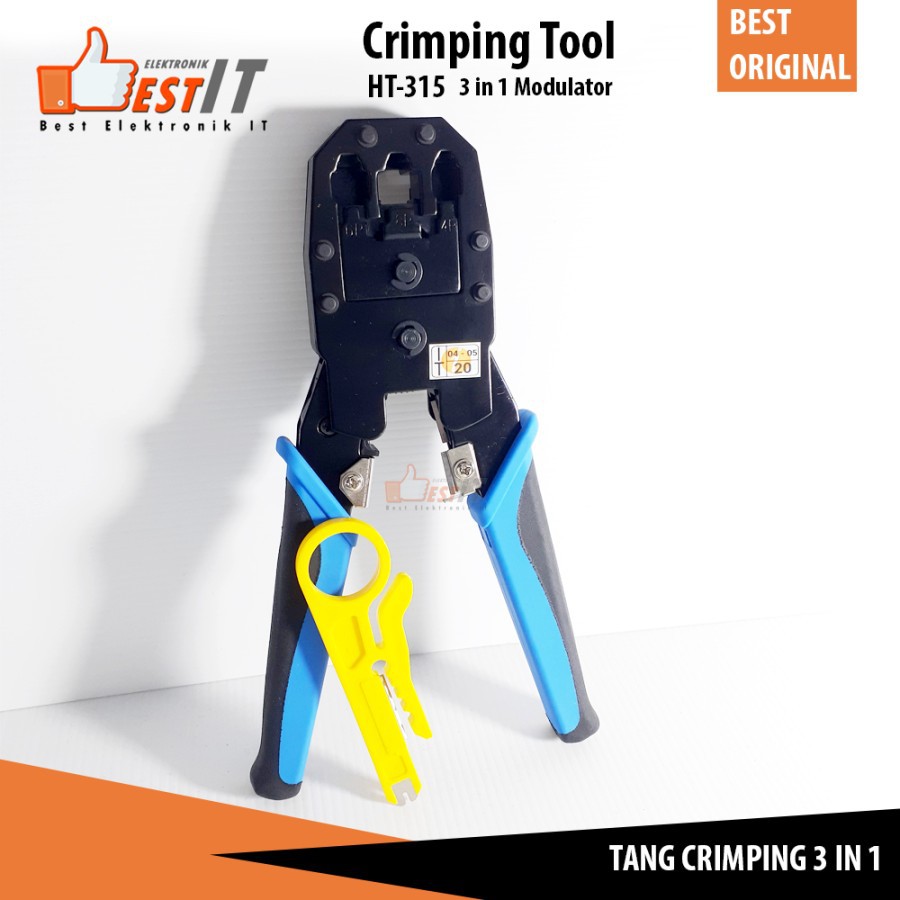 Tang Crimping Hand Tools Crimping 3 in 1 For RJ45 RJ12 RJ11 HT-315