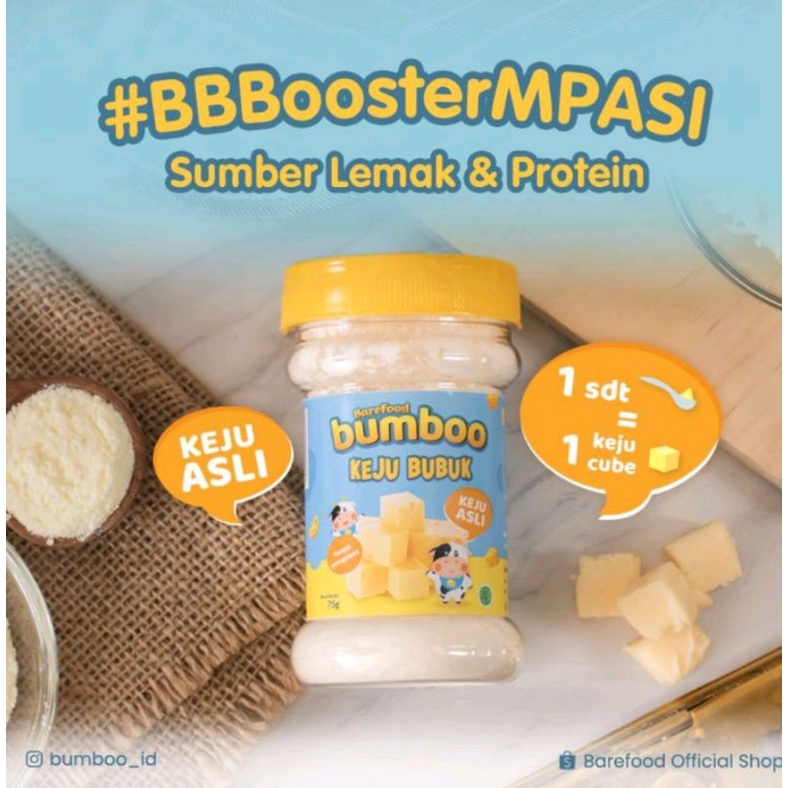 

BUMBOO KEJU BUBUK ASLI BAREFOOD MPASI LEMAK TAMBAHAN